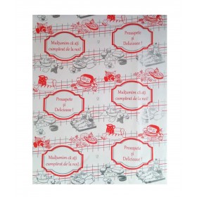 Hartie carmangerie, personalizata, folie PE, 37*50cm (10kg) Produse 190,40 lei