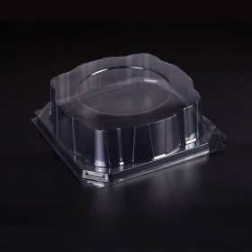 Caserola cu capac pentru tort, baza neagra, 185*h55 mm (100buc) Produse 158,48 lei