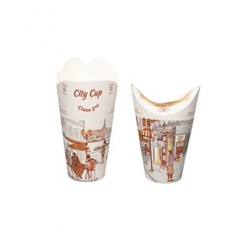 Pahar 250ml - 8oz, butterfly city, cu capac (40buc) Produse 20,79 lei