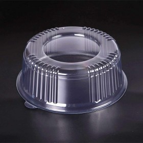 Tava cu capac pentru tort, baza neagra, D20*h6.5cm (100buc) Produse 200,81 lei