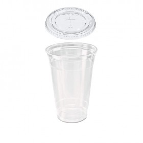 Set lux pahare + capac plat, 78mm, 250|300ml (50buc) Produse 25,06 lei