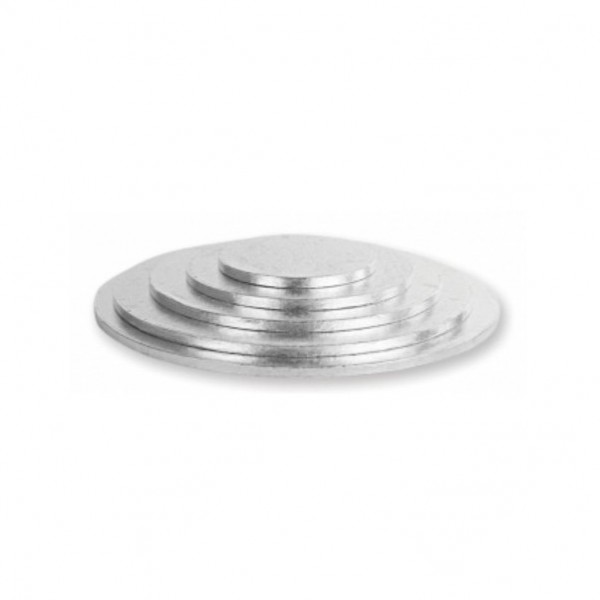 Platforma tort argintie, rotunda, D60cm, carton stratificat (5buc) Produse 220,99 lei