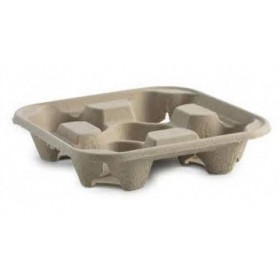 Suport transport, tip cofrag, carton reciclat, 4 pahare (130buc) Produse 70,67 lei