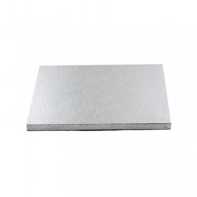 Platforma tort argintie, dreptunghiulara, 30*40*h1.2 cm, carton stratificat (5buc) Produse 180,14 lei