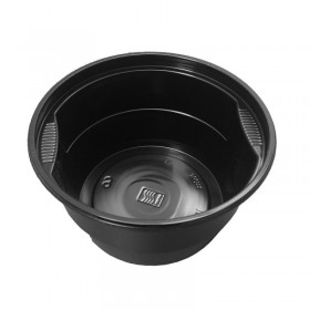 Bol negru cu capac, 560ml, PP (100buc) Produse 88,90 lei