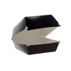 Cutii de burger, carton negru, 95x95x75mm (100buc) Produse 67,40 lei