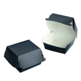 Cutii de burger, carton negru, 117x106x89mm (100buc) Produse 61,84 lei
