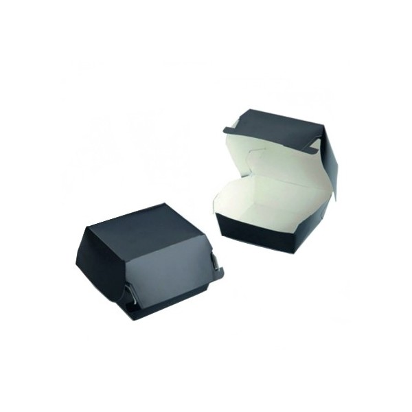 Cutii de burger, carton negru, 117x106x89mm (100buc) Produse 61,84 lei