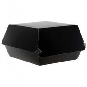 Cutii de burger, carton negru, 130x130x95mm (100buc) Produse 121,89 lei
