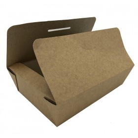 Cutie carton kraft, take-away mediu, 18*11.5*5cm (100buc) Produse 112,38 lei
