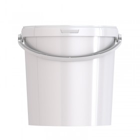 Cutie rotunda 20L + capac alb (100buc) Polipropilena 2,00 lei