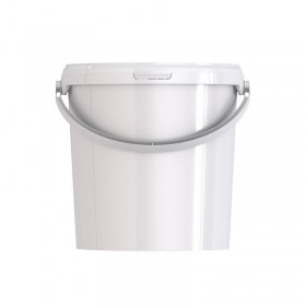 Cutie rotunda 15L + capac alb (100buc) Polipropilena 1,00 lei