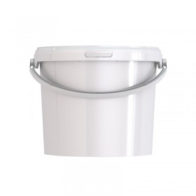 Cutie rotunda 9L + capac transparent (100buc) Polipropilena 1,00 lei