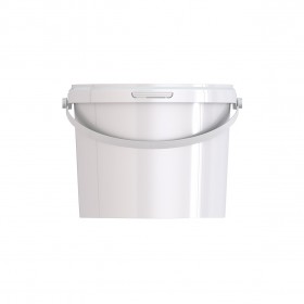 Cutie rotunda 7.5L + capac alb (100buc) Polipropilena 873,45 lei