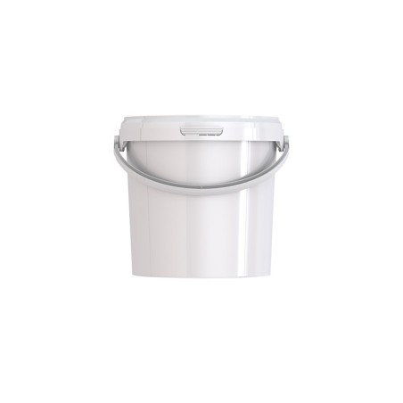 Cutie rotunda 3L + capac alb (100buc)