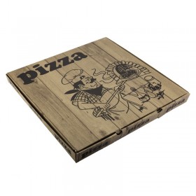 Cutii pizza 40cm, design wood (50buc) Produse 117,50 lei