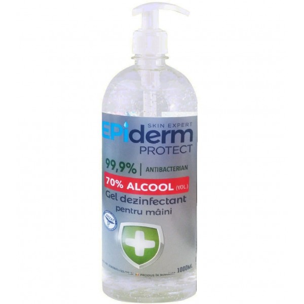 EpiDerm, gel antibacterian|dezinfectant, 70% alcool, 1L Produse 25,89 lei