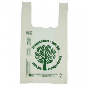 Pungi cu maner, bio, EN13432, 55*30*14cm, 8kg, 50buc Produse 26,24 lei