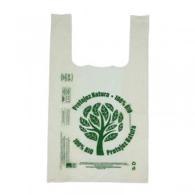 Pungi cu maner, bio, EN13432, 50*28*14cm, 6kg, 50buc Produse 19,40 lei