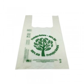 Pungi cu maner, biodegradabile, EN13432, 40*25*14cm, 4kg, 100buc Produse 23,88 lei
