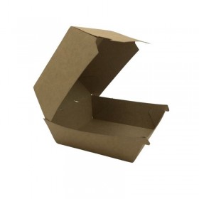 Cutii de burger, carton kraft, 18x18x8cm (100buc) Produse 89,00 lei