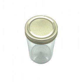 Flacoane 250ml, tip borcan, policarbonat, cu capac metalic (100buc) Produse 487,31 lei
